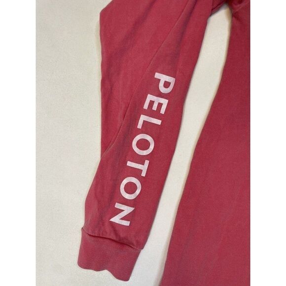 Peloton Limitless Graphic T-shirt Men XS Pink Long Sleeve - Picture 3 of 7